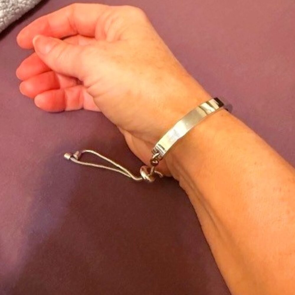 Silver Bolo Style Bracelet